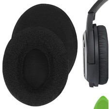Geekria Velour Ear Pads for Sennheiser HD428 Headphones Black