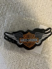 Harley Davidson Motorcycle Badges Iron Sew On Embroidered Patches Wings Explain