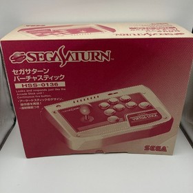 Sega Saturn Virtua Stick Controller HSS-0136 Arcade Fight Stick In Box CIB Japan