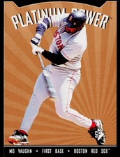 1995 SP Platinum Power Die Cut Mo Vaughn #PP20 Boston Red Sox