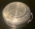 Serving Dish With Lid~8”~Vintage~Hammered Aluminum~Embossed~Tulip Floral Design — photo 7