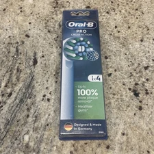 Oral-B Pro CrossAction Electric Toothbrush Replacement Head White 4 Pack NIP New