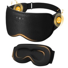 3D Contoured Sleep Mask with Bluetooth Headphones, Eye Masks for Sleep with U...