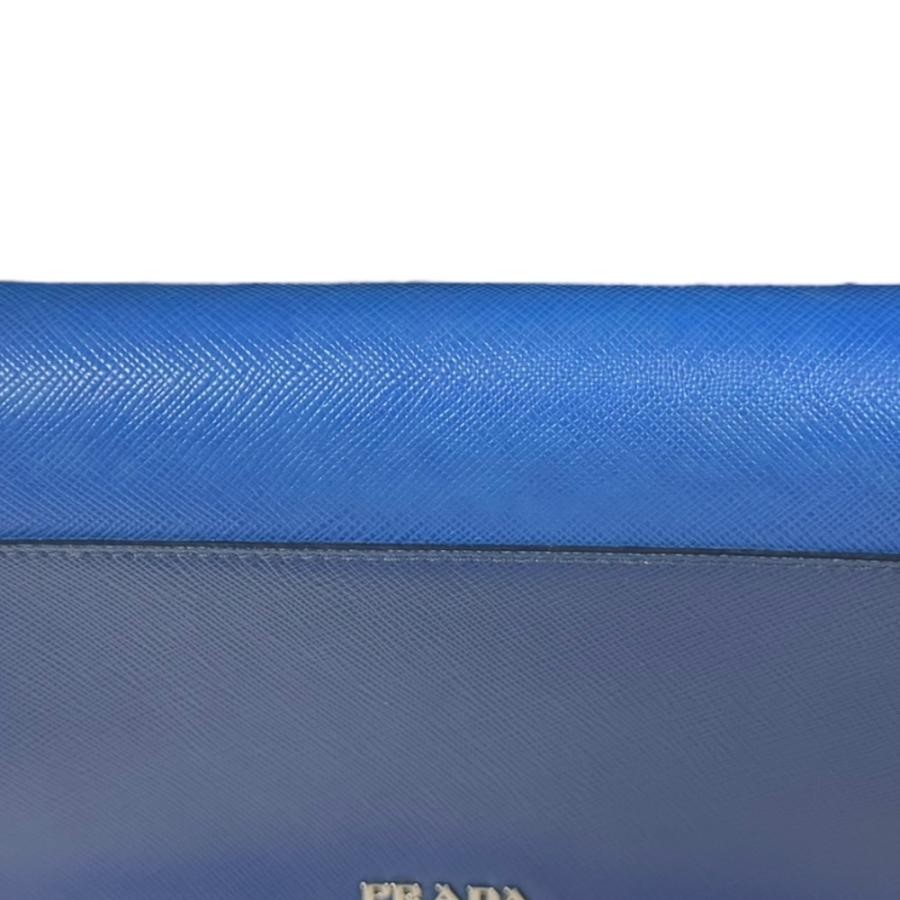 PRADA Shoulder Wallet Saffiano Rectangular 7.68x4… - image 11