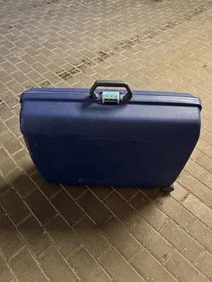 Samsonite Hartschalenkoffer Trolley Blau ca. 70x60x22 cm Vintage Reisekoffer - Bild 1 von 4