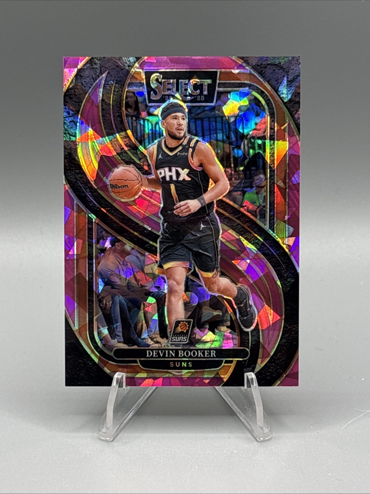 2024-25 Panini Select /99 Devin Booker Phoenix Suns Premier Level Ice Prizm
