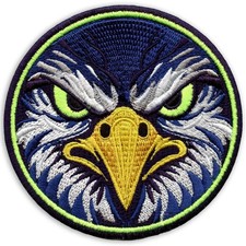HOT Seattle Football Hawk Patch Sports Champions Team Embroidered Iron On🔥