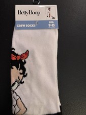 New ONE PAIR FUN SOCKS BETTY BOOP Size 9-13 Fits Most NWT