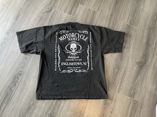 Motorcycle Mama’s Motorcycle Sales & Service NJ Pocket Tee Shirt Men’s Size XL