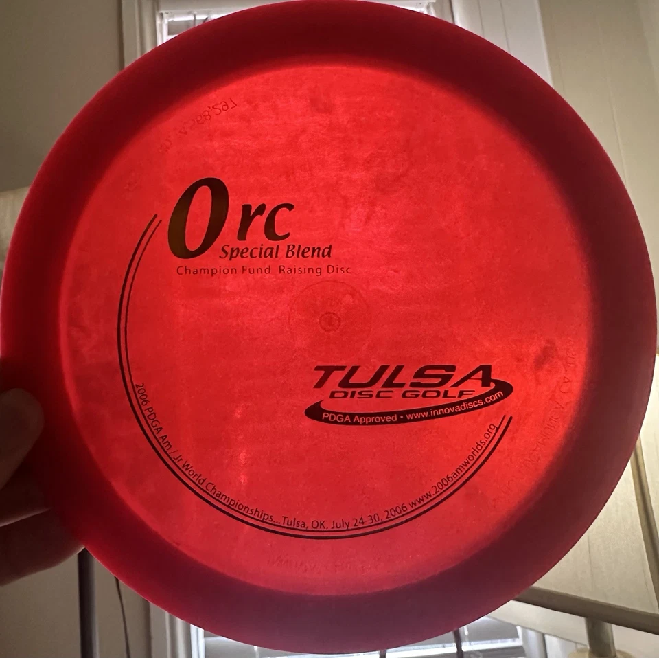 Disco campeón Innova Special Blend Orc Tulsa Am Worlds 2006 edición limitada RARO Foto 3 de 3