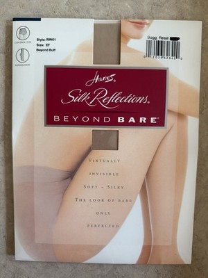 New Size EF Silk Reflections Control Top Hanes Pantyhose