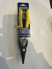 Gilbow G18 Tin Snips Compound/Aviation Made In England New/old Stock