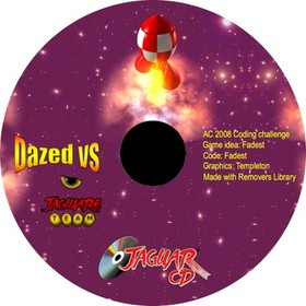 Atari Jaguar CD Game Dazed VS, FULL COLOR in DVD case