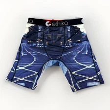 Ethika The Staple Fit Underwear Boxer Briefs CITY LIGHTS NIGHT Mens Size Small