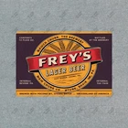 Vintage Freys Lager Beer Metal Sign Mauch Chunk PA Brewery #51163