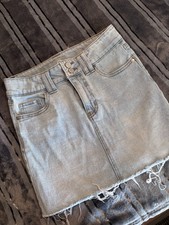 Art Class Jean Skirt Girl s L 10/12 Light Wash Blue Denim