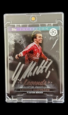 2024/25 Topps UCC Inception Lothar Matthäus On Card Auto Silver Signings