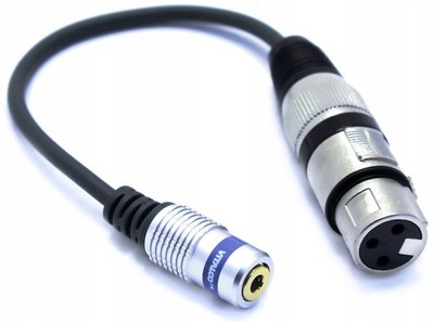 Adapter Buchse 3-pin auf Mini Jack 3.5mm Trrs 4-pol Mikrofonkabel