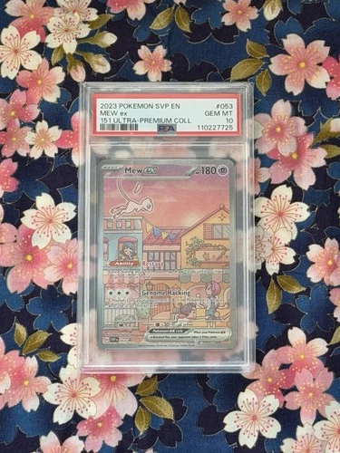 2023 POKEMON SVP EN-SV BLACK STAR PROMO 151 ULTRA-PREM CO #053 MEW EX PSA 10