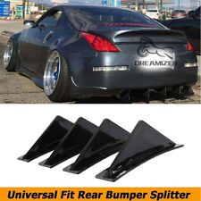 4X Auto Heckstoßstange Diffusor Shark Fin Heckdiffusor Spoiler Schutz Universal 4X Auto Heckstoßstange Diffusor Shark Fin Heckdiffusor Spoiler Schutz Universal