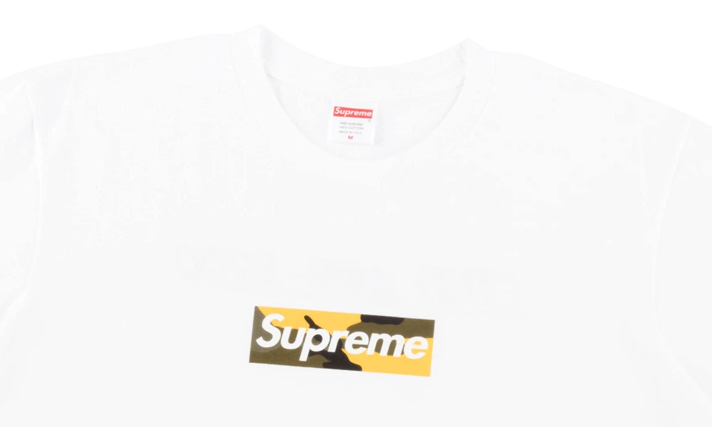 DS Supreme Brooklyn Box Logo Tee Yellow FW17 2017 AUTHENTIC XL X-LARGE | eBay