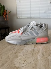 Adidas ZX 2K Boost Grey Solar Red for sale | eBay