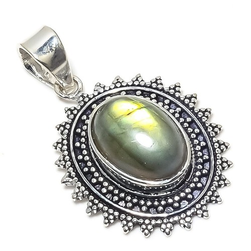 Pendentif Vintage Créateur Cœur En Céramique Tons Brique Réhaussé D'or