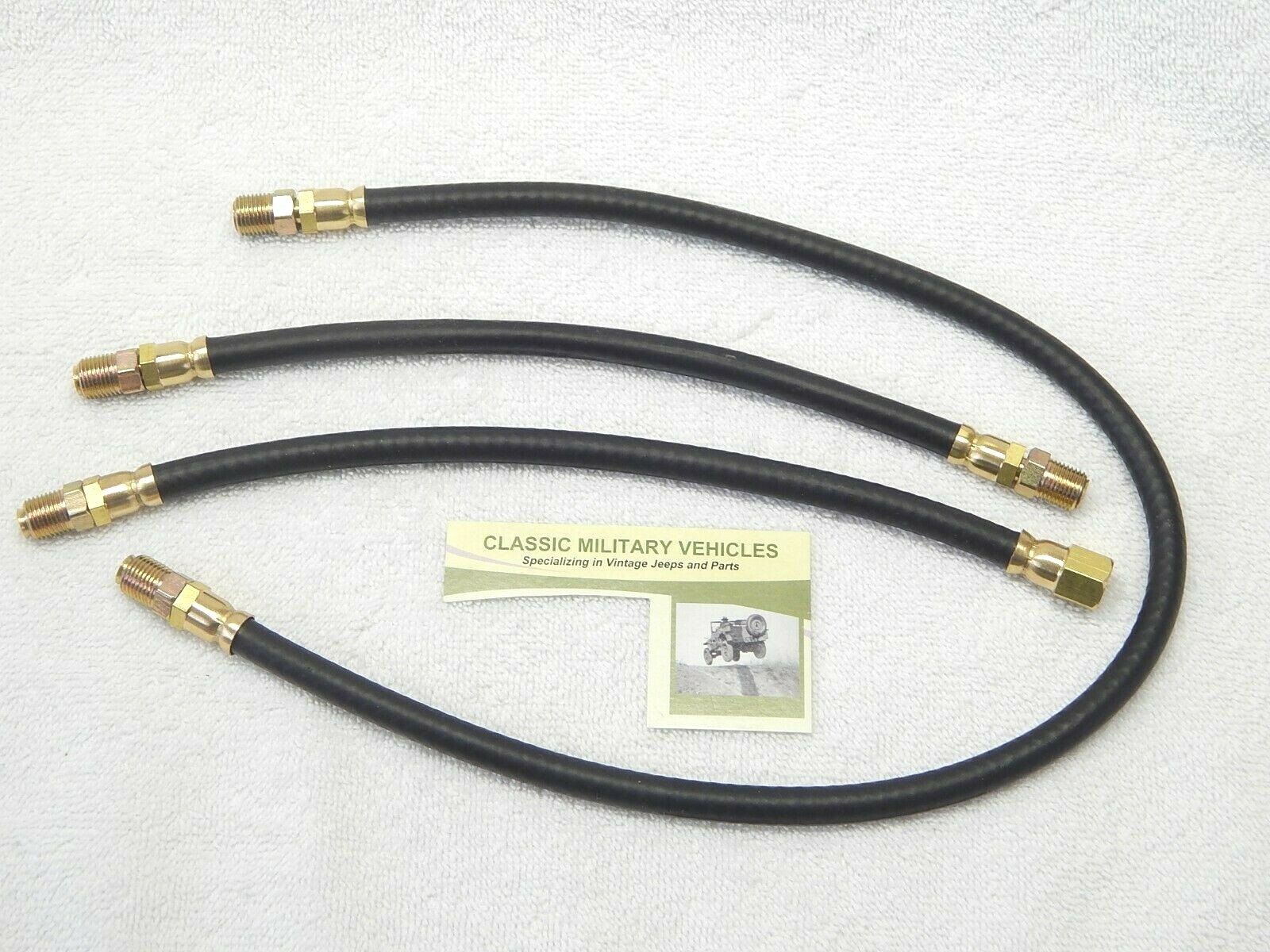Willys CJ2A Oil Filter Rubber Hose Line Set. Correct size. MB CJ3A L134