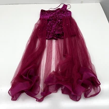 Alisa & Leo Pink Sequin Tulle Romper & Skirt Girls Size 11 NEW