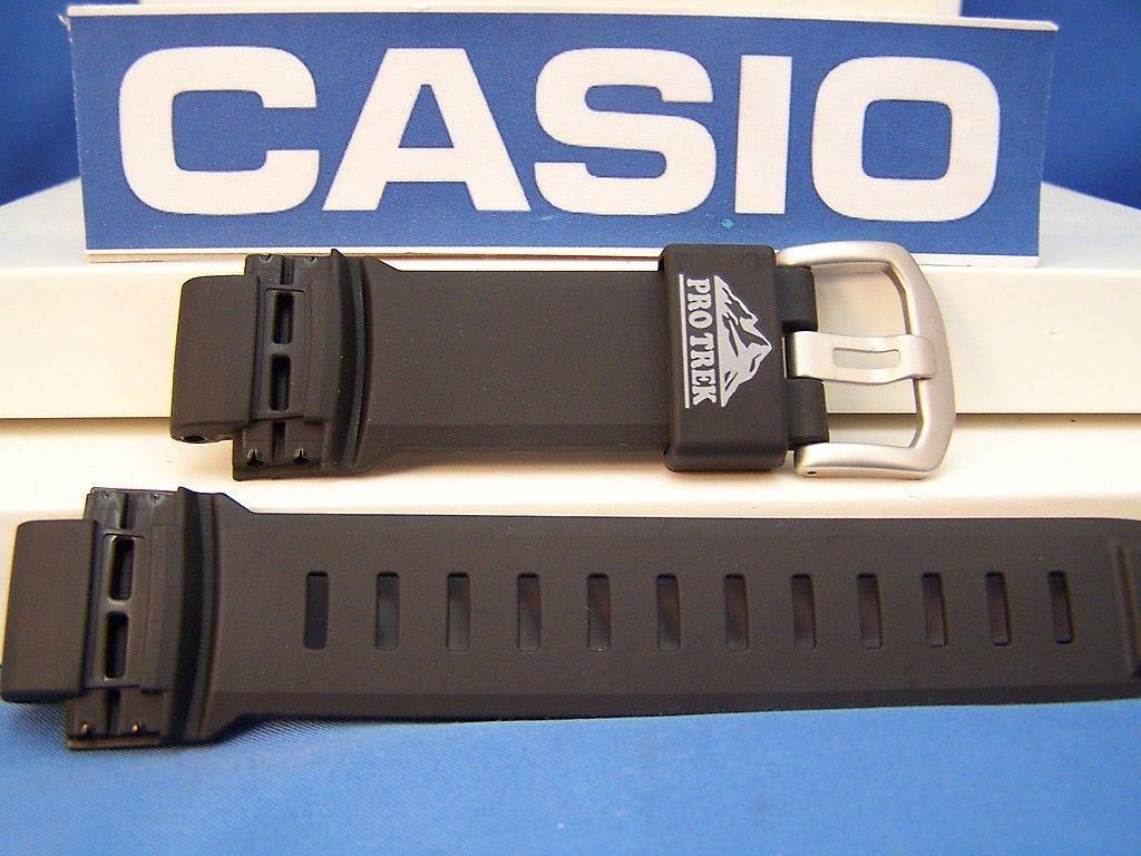 Casio Watch Band Trek black  Rubber
