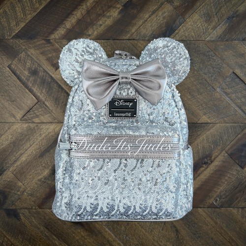 Disney Loungefly Minnie Mouse Silver 