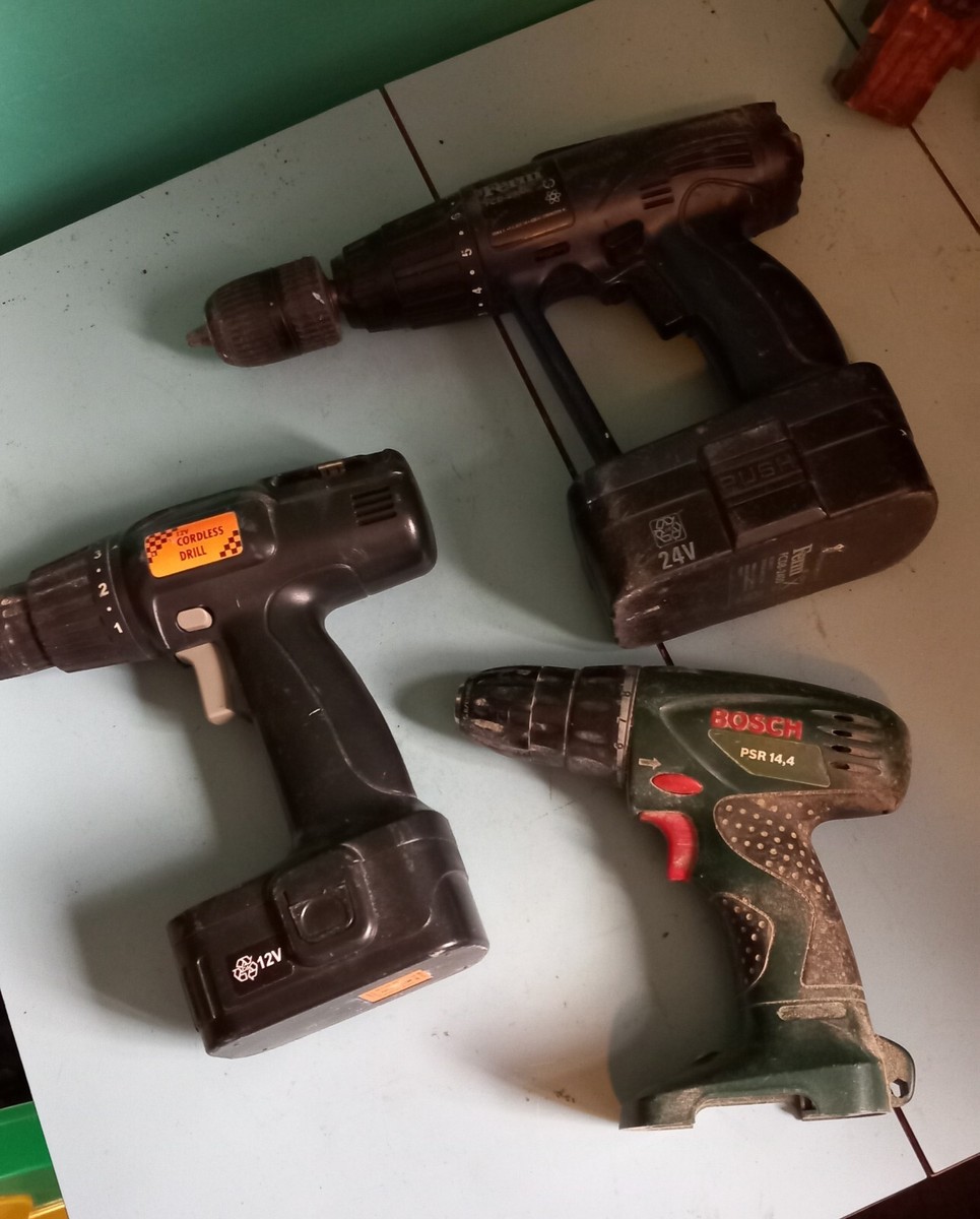 Taladro bosch OTROS GARAJE TALLER LIQUIDACIÓN SIN CARGADORES COBERTIZO  HERRAMIENTAS