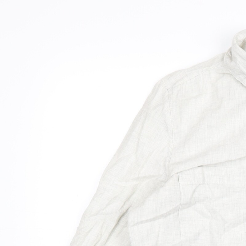 Warehouse Womens Green Polyester Basic Button-Up … - image 6