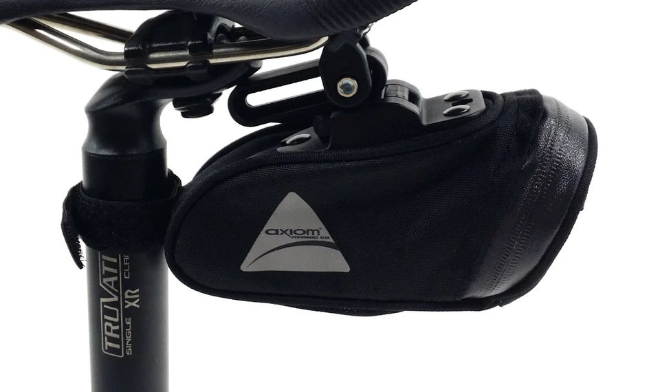 BOLSA ASIENTO BICICLETA AXIOM RIDER QR 21ci, gris, pequeña Foto 2 de 4