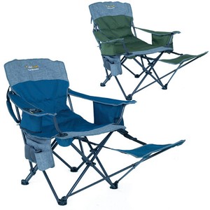 camping chair with footrest
