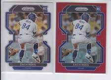 2 - 2022 Prizm ZACH REKS RC True Red + White Wave Rangers #116