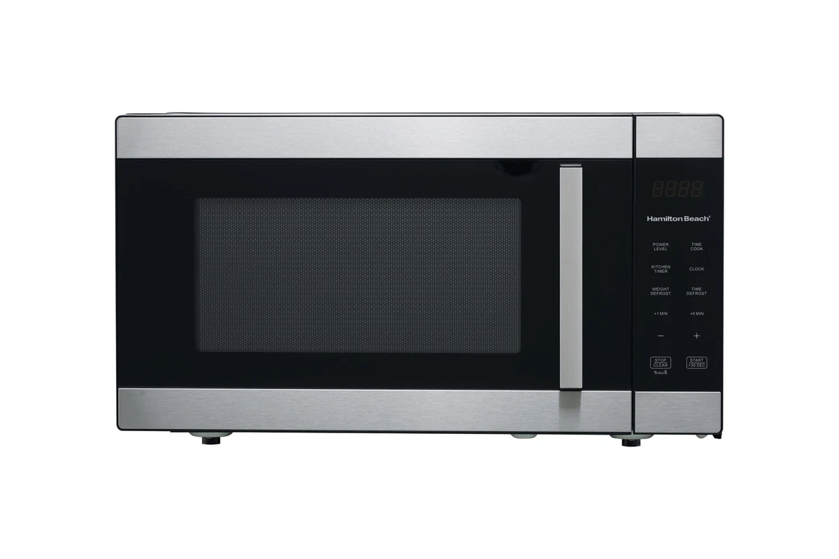 1.6 Cu Ft Sensor Cook Countertop Microwave Oven 1100 W Stainless