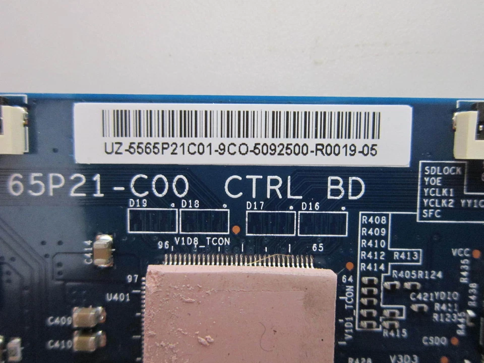 Planar EP6524K T-Con Board 55.65P21.C01 (65P21-C00 CTRL BD) - Image 2 of 3