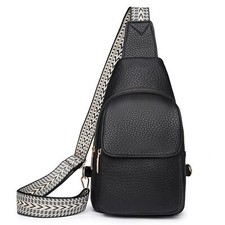 Sling Bag Crossbody Bags for Women Cross Body Purse Leather Fanny Pack Chest ...