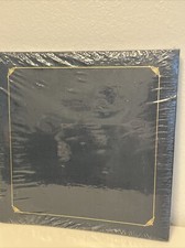 CREATIVE MEMORIES 12 X12 Open Spine ALBUM PREMIERE BLUE W/GOLD 15 PAGES