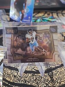 2022 Select Football Malik Willis Field Level RC No.452 Rookie Titans