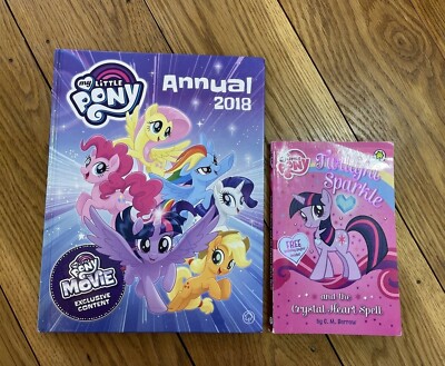 My Little Pony Books Bundle Twilight Sparkle G Berrow Activity Girl Kids Reading