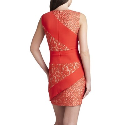 bcbg red lace dress Nothing makes me feel more powerful than slipping into a red BCBG Max Azria dress and my favorite Steve Madden heelsespecially when I'm at the iconic Biltmore Hotel in Miami. This