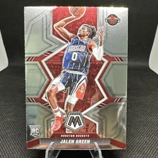 2021-2022 Panini Mosaic Jalen Green Base RC #206 Houston Rockets  