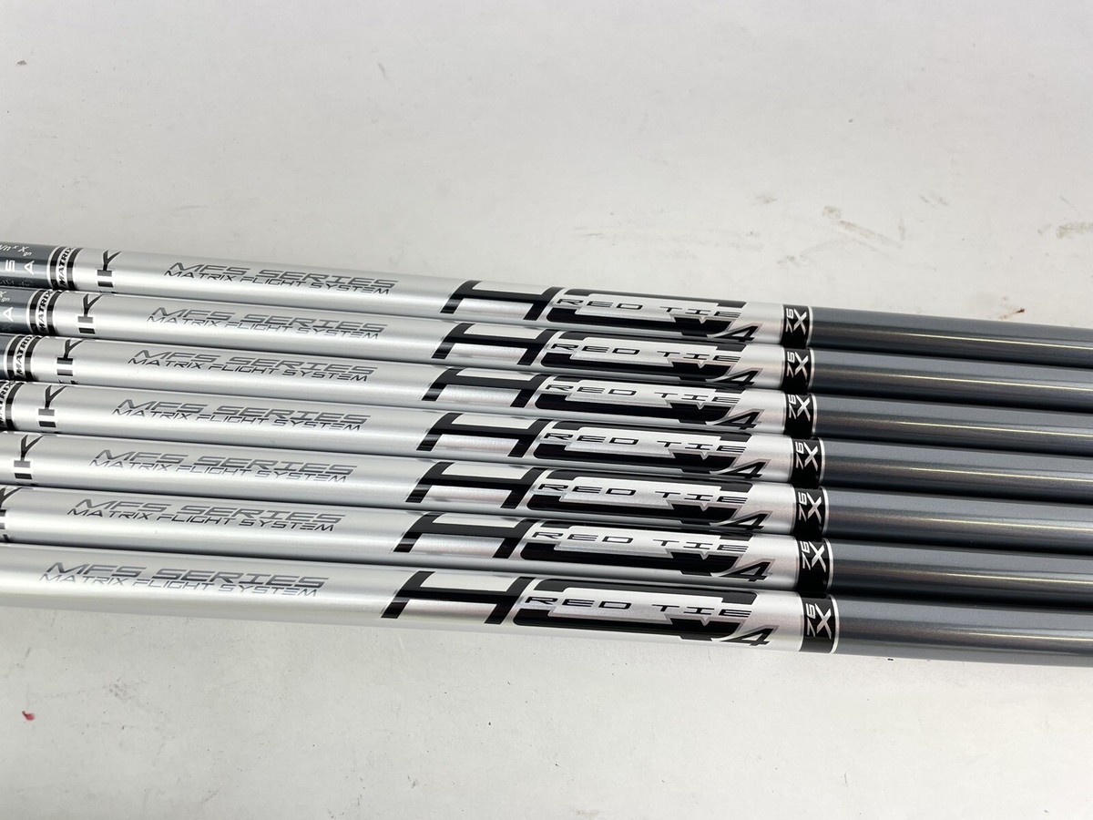 Shafts De Fers Matrix Graphite Rouge 7 Pièces - Flex R 75g - .370 Tip