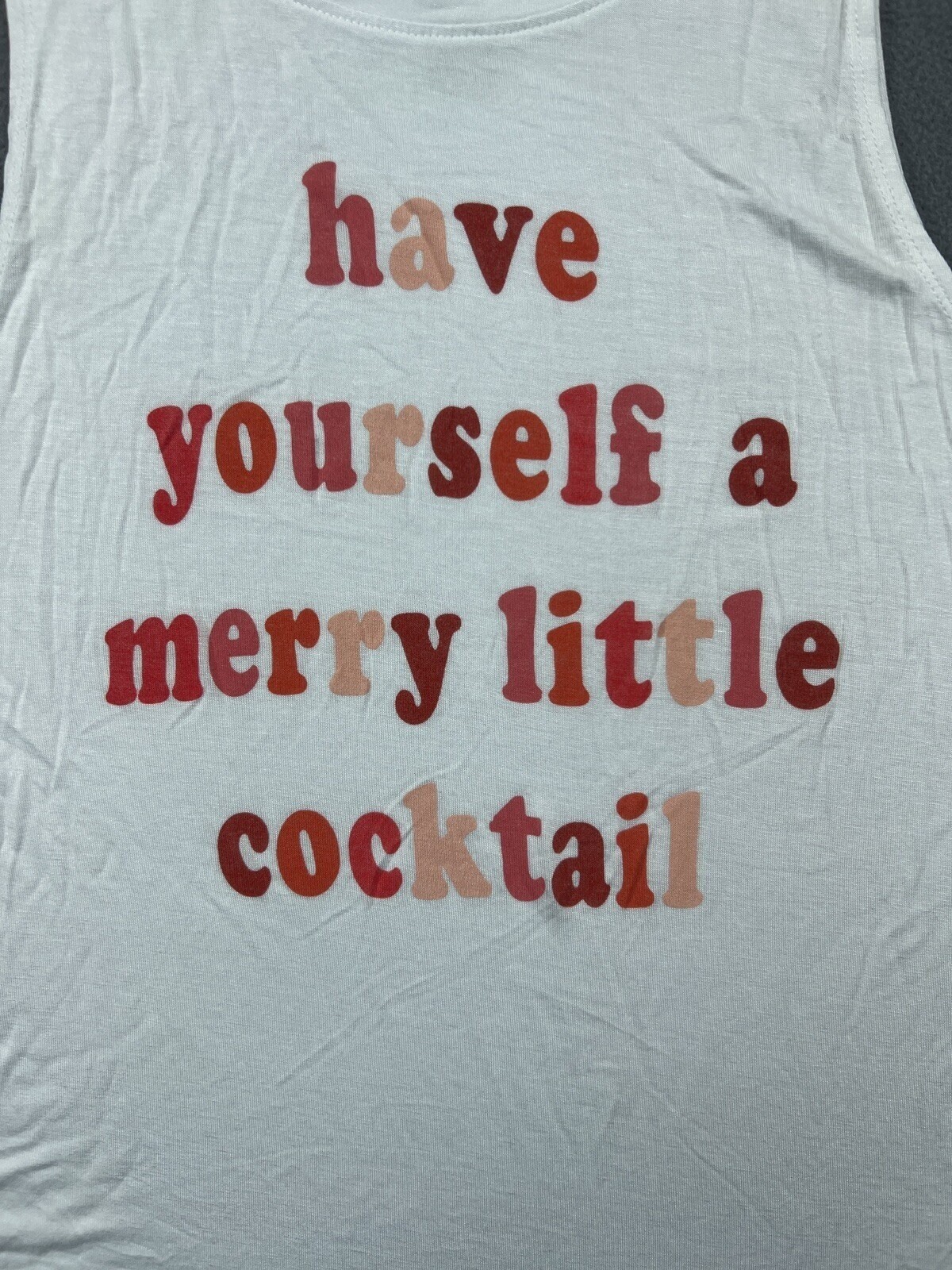 Grayson Threads Womens Small White Christmas Tank… - image 2