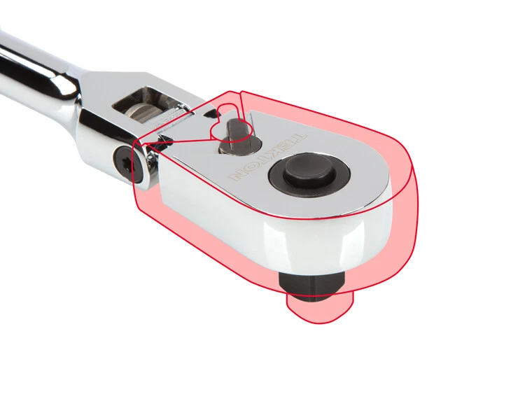 TEKTON 90 TOOTH 1/4-Inch Drive x 6-Inch Flex Quick-Release Ratchet | SRH31006 - Image 4 of 4
