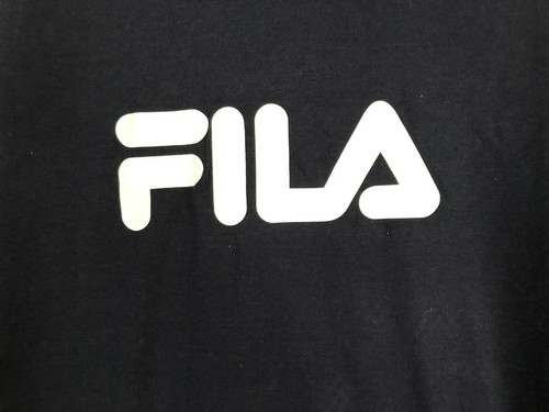 Fila Herren Logo Kurzarm T-Shirt Retro Classic Rundhals Tee Oberteil - Bild 5 von 5
