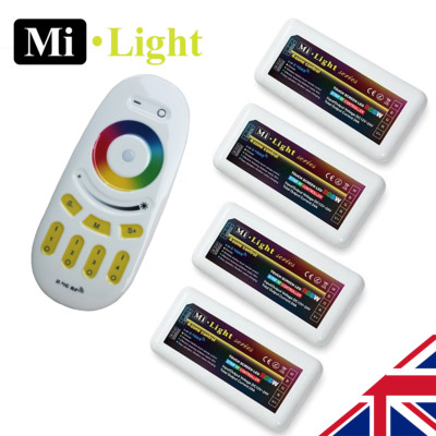 4 x Mi BoxerRGBW 2.4G 4 Zonen WiFi RF LED Strip Empfänger und Controller 5050 2835