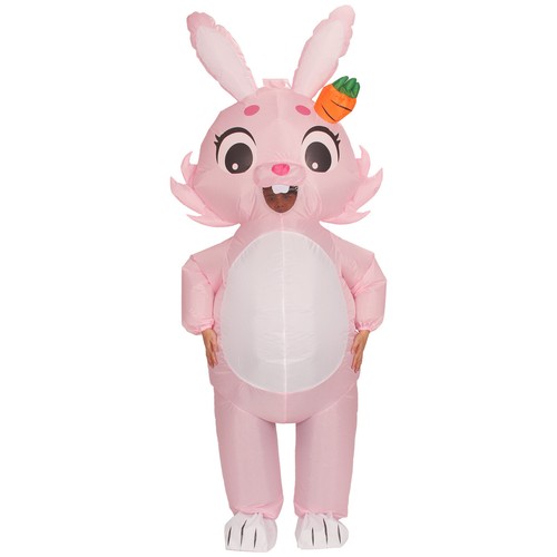 Easter Inflatable Bunny Cosplay Costume Blow Up Rabbit Outfit Adult Halloween AU - Picture 2 of 8